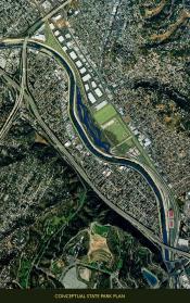 Rio de Los Angeles State Park, conceptual overview Rio de Los Angeles State Park, conceptual overview