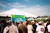 The community comes out for groundbreaking. The community comes out for groundbreaking.